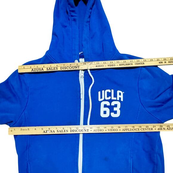 Vintage UCLA Authentic Los Angeles Collegiate Wear full-zip hoodie SzXXL RETRO - Picture 14 of 15